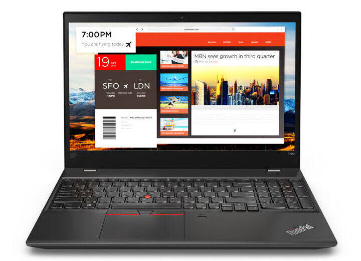 Lenovo ThinkPad T580 Core i7 8650U (8-gen.) 1,9 GHz / 16 GB / 480 SSD / 15,6" FullHD dotyk / Win 11 Pro / Klasa A-