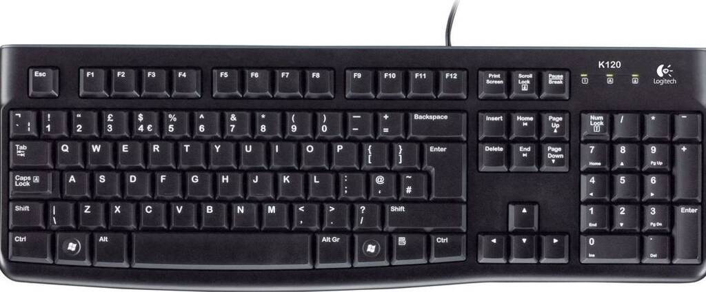 Logitech Klawiatura K120 czarna US