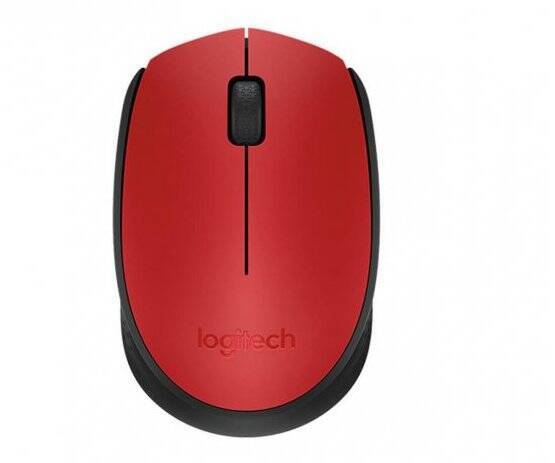 Mysz bezprzewodowa Logitech M171 czerwona