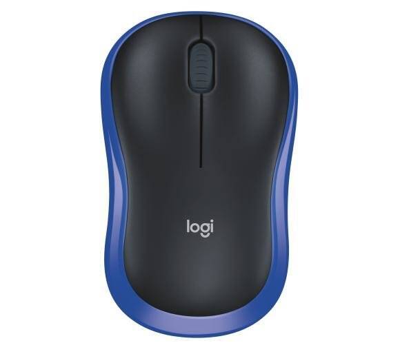 Mysz optyczna bezprzewodowa Logitech M185, niebieska