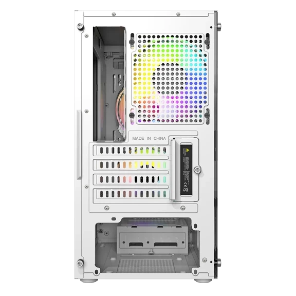 Nowy gamingowy Logic Aramis biały ARGB MINI AMD Ryzen 5 4500 3,6 GHz / 16 GB / 480 SSD / Win 11 + Nvidia RTX 3050 [6 GB]