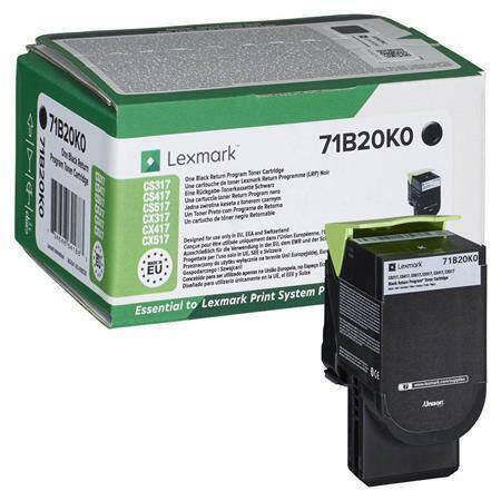 Oryginalny Toner 71B20K0 do Lexmark 3k Black 