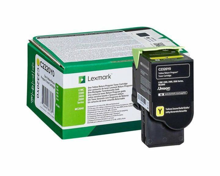 Oryginalny Toner C2320Y0 do Lexmark 1k Yellow