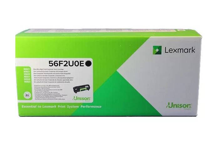 Oryginalny Toner Czarny Lexmark MS521, MS621, MS622, MX521, MX522, MX622 (56F2U0E)