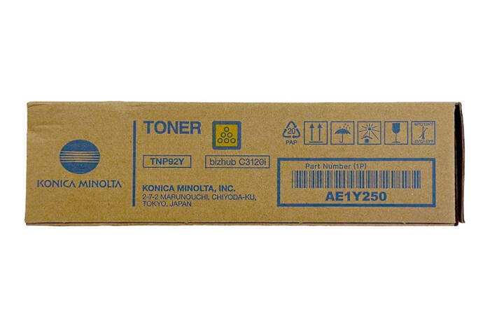 Oryginalny Toner Yellow Konica Minolta Bizhub C3120i (TNP92Y, TNP-92Y, AE1Y250)