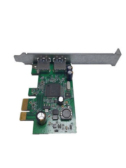 Poleasingowy kontroler 2 x USB 3.0 / Dell 270MH RA381E / PCI-e x1 / wysoki profil