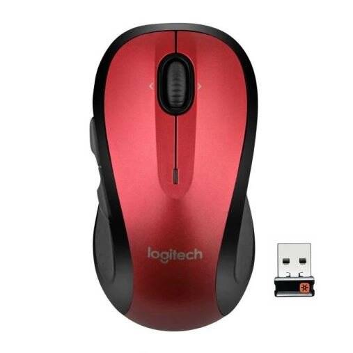 Powystawowa mysz bezprzewodowa optyczna Logitech M510 Czerwona