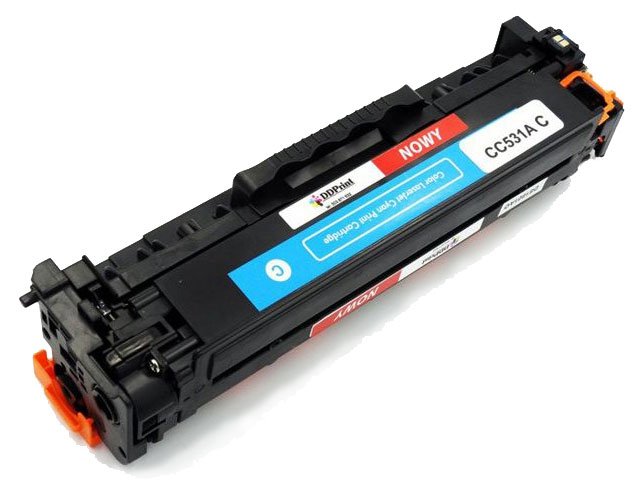 Toner zamienny HP CC531A 2,8K Cyan marki DDPrint do HP Color LaserJet CP2025 CP2025dn CP2025n CM2320fxi CM2320nf