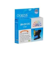 Zamiennik Brother LC123 10ml Cyan tusz marki Orink do DCP-J132W DCP-J152W DCP-J552DW DCP-J752DW