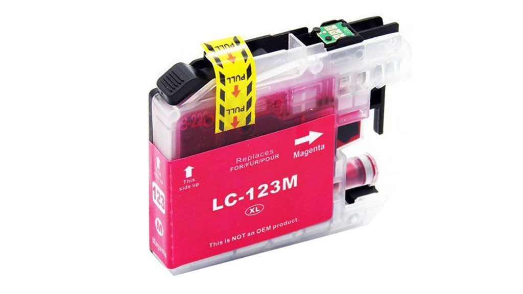 Zamiennik Brother LC123M Magenta 10ml tusz marki DDPrint do DCP-J132W DCP-J152W DCP-J552DW DCP-J752DW