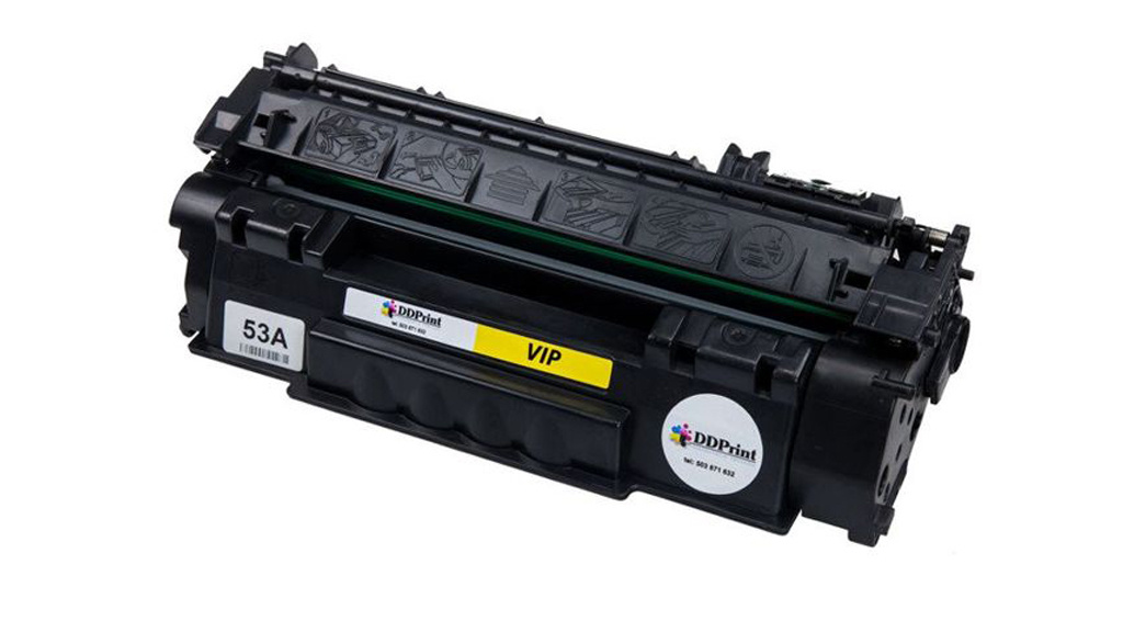 Zamiennik HP 53A Q7553A 3K Black toner marki DDPrint VIP do HP LaserJet P2014 P2015 P2015d P2015dn P2015n P2015x M2727