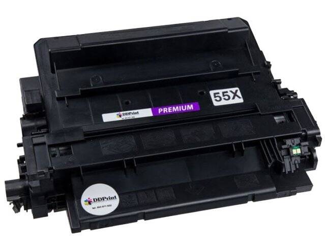 Zamiennik HP 55X CE255X 12K Black toner marki DDPrint Premium do HP LaserJet P3015 P3015d P3015x M525dn M521dn