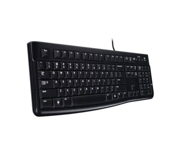 Zestaw przewodowy Logitech klawiatura K120 + mysz optyczna M90 (USB)