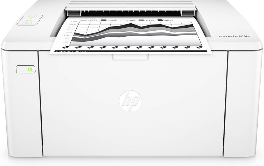 Drukarka laserowa HP LaserJet Pro M102w / (przebieg do 10 tyś.) / Pełny Toner (6 tyś. stron) / Nowy bęben