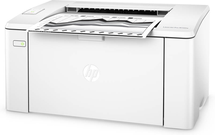 Drukarka laserowa HP LaserJet Pro M102w / (przebieg do 10 tyś.) / Pełny Toner (6 tyś. stron) / Nowy bęben