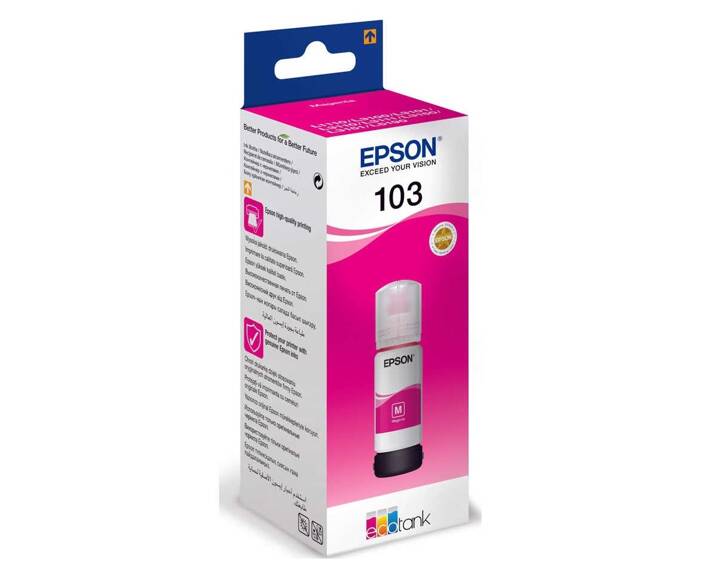 Oryginalny Tusz Epson 103 Magenta 65ml do EPSON ECOTANK L3110 L3150 L3160