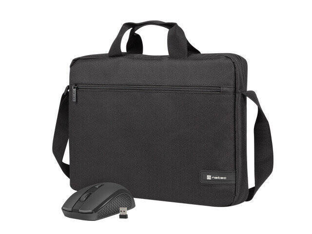 Torba na laptopa Natec Wallaroo 2 15,6'' + mysz bezprzewodowa