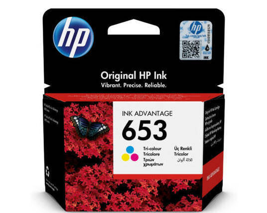 Tusz HP 653 5 ml Color Oryginalny do do HP 6000 6075 6400 6475