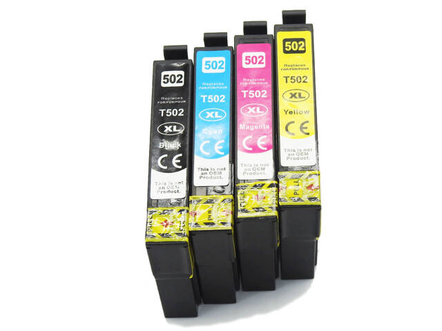 Zamiennik tuszy DDPrint EPSON T502 502XL Zestaw CMYK do EPSON XP-5150, XP-5155, XP-5100, WF-2860